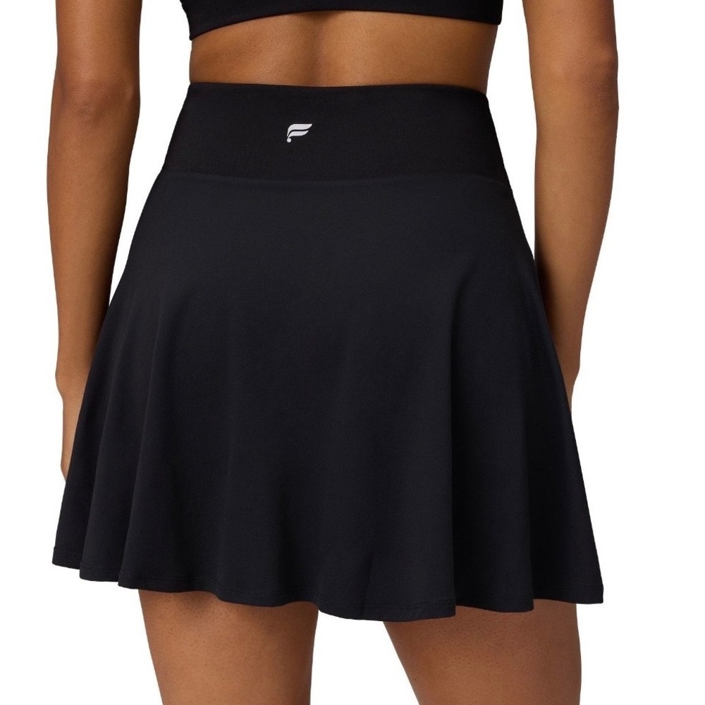 Fabletics Small Crossover Flounce Skort Womens Black NWT